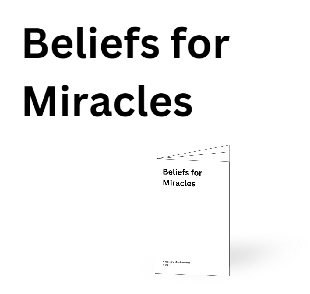 cover image for Beliefs for Miracles